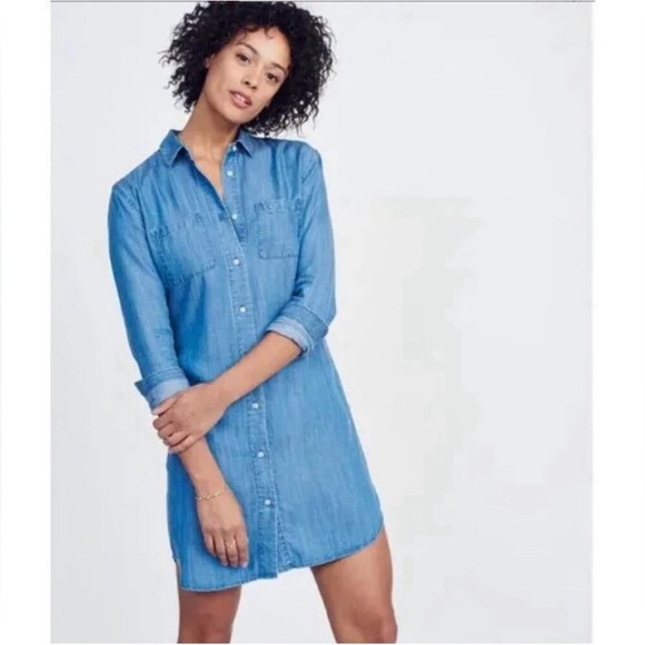 Untuckit Maraska Long Sleeve Shirt Dress - Picture 1 of 2